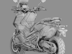 honda x-adventure Modèle 3D