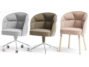 garsnas emily i and ii armchair play table 3D Model