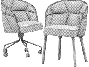 garsnas emily i and ii armchair play table 3D Model