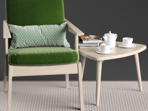 stolab oxford chair and sofa 3D Model