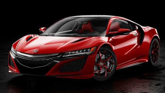 honda nsx 2018 3D Model .c4d .max .obj .3ds .fbx .stl .blend