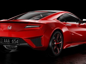 honda nsx 2018 3Dモデル