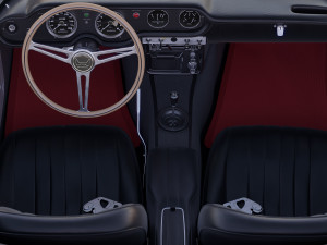 honda s800 cabriolet 1966 3D Model