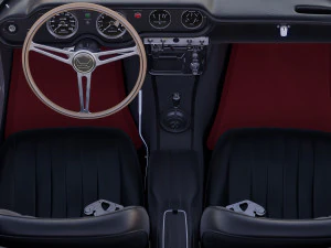 honda s800 cabriolet 1966 3D Model