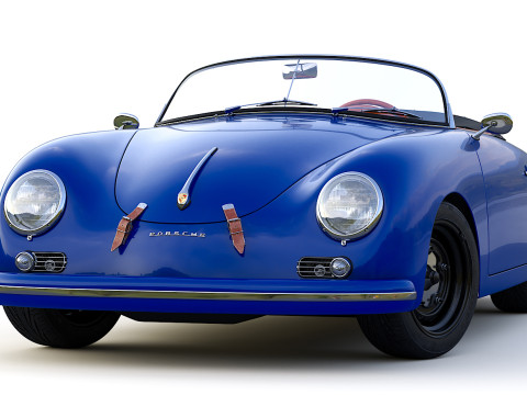 Porsche 356 A Speedster 1956 3D Model