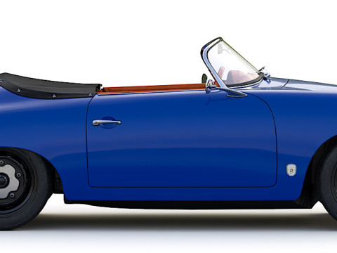 Porsche 356 A Speedster 1956 3D Model