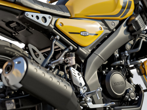 Yamaha XSR-125 3D Model