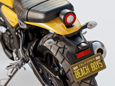 Yamaha XSR-125 3D Model