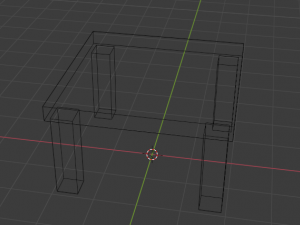 desk 3Dモデル