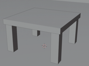 desk 3Dモデル