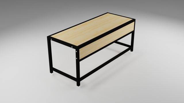writing desk Modelo 3D .c4d .max .obj .3ds .fbx .stl .blend 