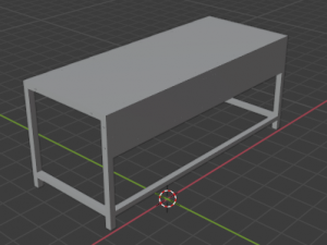 writing desk Modelo 3D