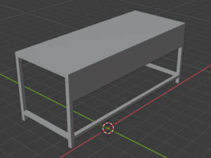 writing desk 3D Model