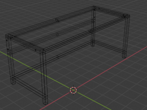 writing desk Modelo 3D