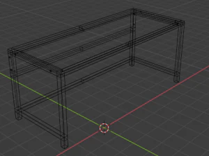 writing desk 3D Model