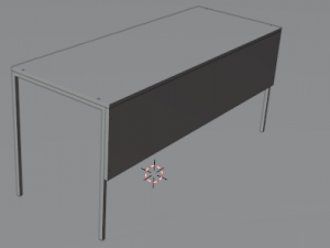 writing desk 3D Model
