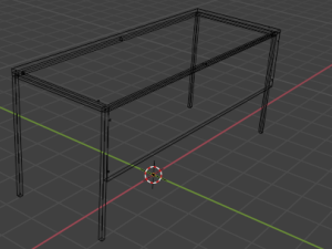 writing desk 3D Model