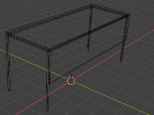 writing desk 3D Model