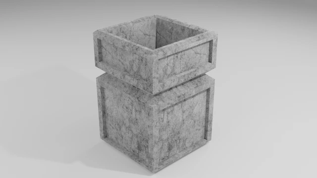 trash can 3D Model .c4d .max .obj .3ds .fbx .stl .blend 