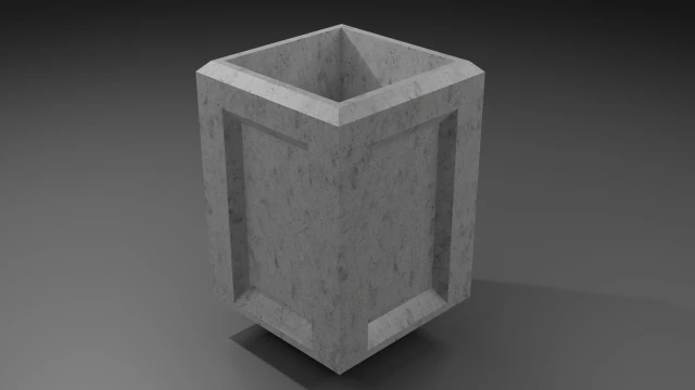 trash can 3D Model .c4d .max .obj .3ds .fbx .stl .blend