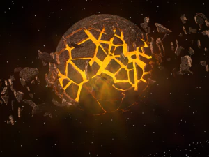 plan&egrave;te explos&eacute;e Modèle 3D