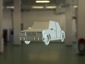 voiture russe vaz 2106 Modèle 3D