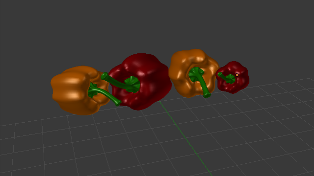 vegetable pepper 3D Model .c4d .max .obj .3ds .fbx .stl .blend 