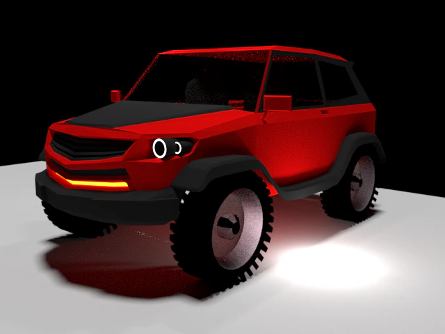 concept suv 4x4 4wd city and land 3D Model .c4d .max .obj .3ds .fbx .stl .blend 