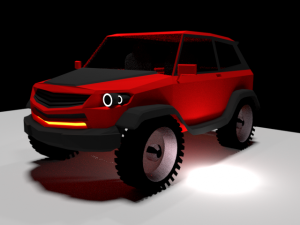 concept suv 4x4 4wd city and land Modello 3D