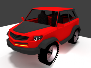 concept suv 4x4 4wd city and land Modèle 3D