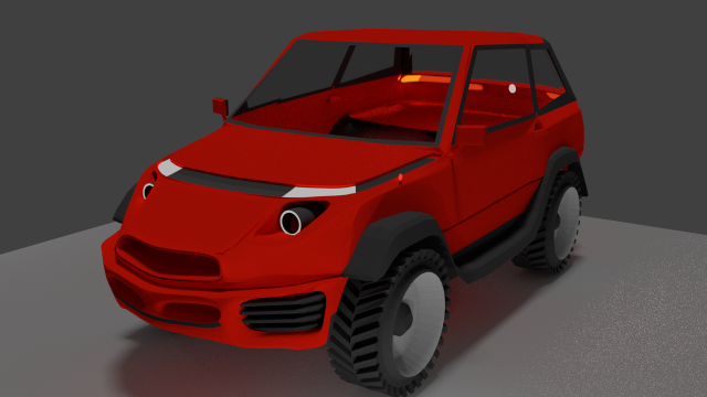 deluxe concept suv 4x4 4wd city and land 3D Модель .c4d .max .obj .3ds .fbx .stl .blend