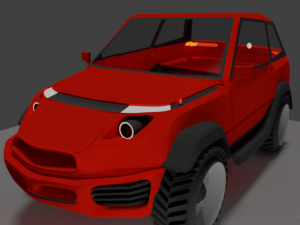 deluxe concept suv 4x4 4wd city and land 3D Модель