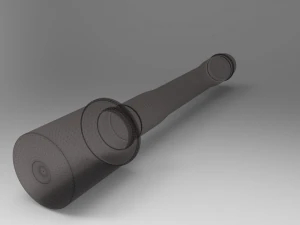 german hand grenade 3D Model