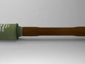 german hand grenade 3D Model