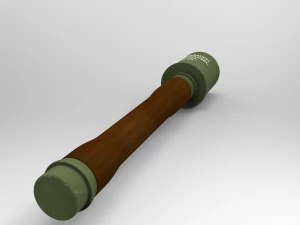 german hand grenade 3D Model