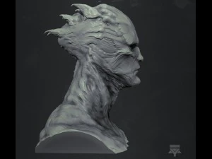 creature bust highpoly 3D Model
