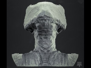 creature bust highpoly 3D 모델