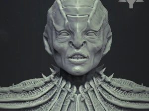 क्लिंगन - स्टार ट्रेक बस्ट हाईपोली 3D मॉडल