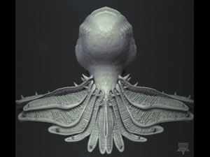 klingon - star trek bust highpoly 3D Model
