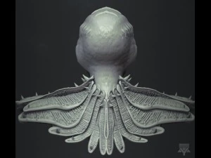 klingon - star trek bust highpoly 3D Model
