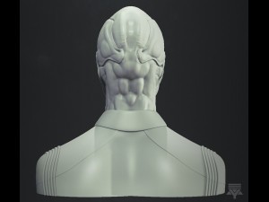 officer saru - star trek bust highpoly 3D 模型