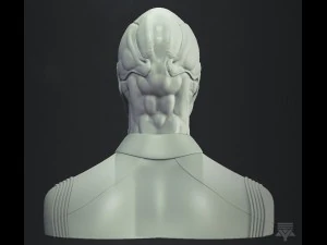 officer saru - star trek bust highpoly 3D Model