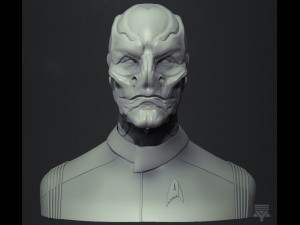 officer saru - star trek bust highpoly 3D 模型