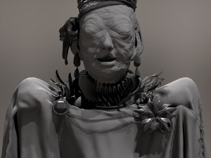 free highpoly model - queen of the mutants 3D Model