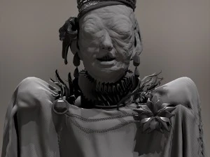 free highpoly model - queen of the mutants 3D Model