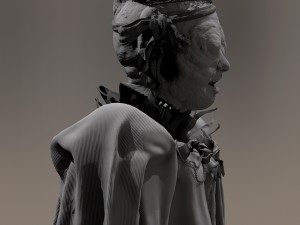 free highpoly model - queen of the mutants 3D Model