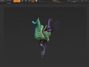 sea creature - highpoly 3D Model