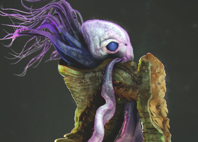 sea creature - highpoly 3D Модель .c4d .max .obj .3ds .fbx .stl .blend 