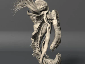 sea creature - highpoly 3D Model