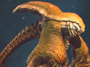 criatura marinha - highpoly Modelo 3D